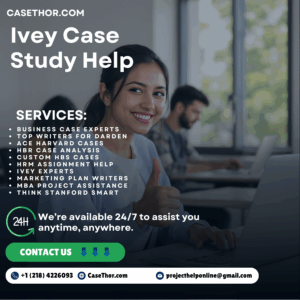 Ivey Case Study Help